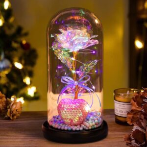 Rosa eterna y corazoncito