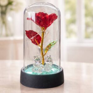 Rosa Eterna con Luces LED